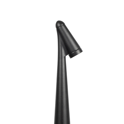 GLOBOSTAR® EDGE GLB-103-0011 Φωτιστικό Κολωνάκι Κήπου με Καρφωτή Βάση LED 3W 270lm 60° DC 24V Αδιάβροχο IP65 Θερμό Λευκό 2700K - Sanan SMD Chip - Μαύρο Ματ - Μ6 x Π6 x Υ45cm - 3 Χρόνια Εγγύηση