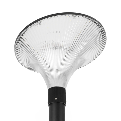 GLOBOSTAR® TOPIS GLB-103-0020 Φωτιστικό Κεφαλής Post Top Πλατείας/Πάρκου/Κήπου LED 50W 4500lm 360° AC 220-240V Αδιάβροχο IP65 Θερμό Λευκό 2700K - Sanan SMD Chip - Μαύρο Ματ - Μ50 x Π50 x Υ39cm - 3 Χρόνια Εγγύηση