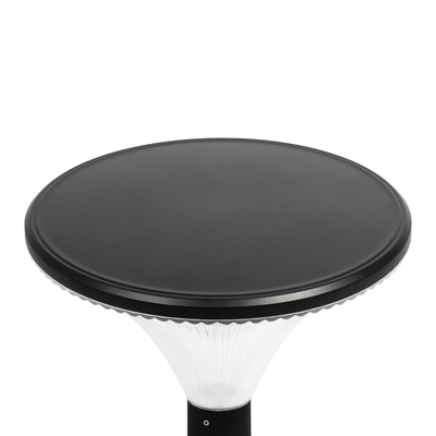 GLOBOSTAR® TOPIS GLB-103-0020 Φωτιστικό Κεφαλής Post Top Πλατείας/Πάρκου/Κήπου LED 50W 4500lm 360° AC 220-240V Αδιάβροχο IP65 Θερμό Λευκό 2700K - Sanan SMD Chip - Μαύρο Ματ - Μ50 x Π50 x Υ39cm - 3 Χρόνια Εγγύηση
