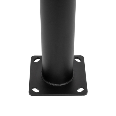 GLOBOSTAR® STILO GLB-103-0022 Στύλος/Κολώνα για Φωτιστικό Πλατείας/Πάρκου/Κήπου - Μαύρο Ματ - Μ21 x Π21 x Υ290cm - 3 Χρόνια Εγγύηση