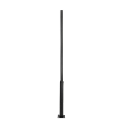 GLOBOSTAR® STILIA GLB-103-0023 Στύλος/Κολώνα για Φωτιστικό Πλατείας/Πάρκου/Κήπου LED 72W 6480lm 120° AC 220-240V Αδιάβροχο IP65 Θερμό Λευκό 2700K - Sanan SMD Chip - Μαύρο Ματ - Μ21 x Π21 x Υ300cm - 3 Χρόνια Εγγύηση