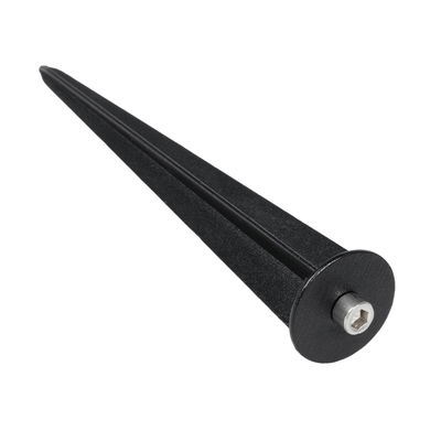 GLOBOSTAR® GARDO GLB-103-0025 Φωτιστικό Σποτ για Φυτά - Δέντρα με Βάση Κήπου / Καρφωτό LED 10W 900lm 24° DC 24V Αδιάβροχο IP65 Θερμό Λευκό 2700K - Sanan SMD Chip - Μαύρο Ματ - Μ5 x Π5 x Υ18cm - 3 Χρόνια Εγγύηση