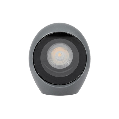 GLOBOSTAR® GARDIS GLB-103-0027 Φωτιστικό Σποτ για Φυτά - Δέντρα με Βάση Κήπου / Καρφωτό LED 3W 270lm 24° DC 24V Αδιάβροχο IP65 Θερμό Λευκό 2700K - Sanan SMD Chip - Γκρι Ανθρακί Ματ - Μ4.5 x Π4 x Υ7cm - 3 Χρόνια Εγγύηση