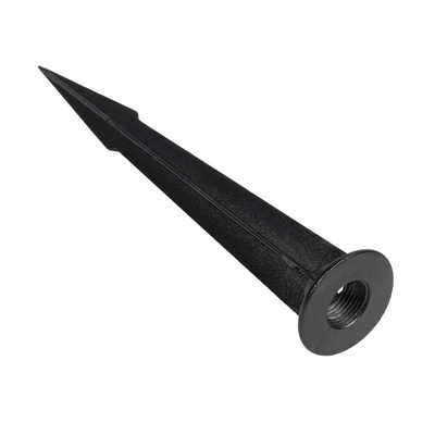 GLOBOSTAR® TRABI GLB-103-0028 Φωτιστικό Σποτ για Φυτά - Δέντρα με Βάση Κήπου / Καρφωτό LED 12W 1080lm 24° DC 24V Αδιάβροχο IP65 Θερμό Λευκό 2700K - Sanan SMD Chip - Μαύρο Ματ - Μ6.5 x Π6.5 x Υ18.5cm - 3 Χρόνια Εγγύηση