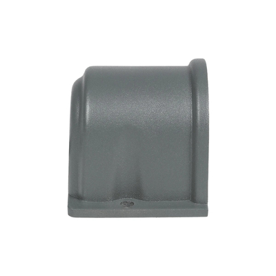 GLOBOSTAR® FLOODORA GLB-103-0030 Προβολέας Σποτ Wall Washer LED 3W 270lm 5° AC 220-240V Αδιάβροχο IP65 Θερμό Λευκό 2700K - Sanan SMD Chip - Γκρι Ανθρακί Ματ - Μ6.5 x Π5.5 x Υ5cm - 3 Χρόνια Εγγύηση