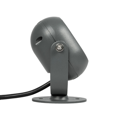 GLOBOSTAR® FLOODIS GLB-103-0031 Προβολέας Σποτ Wall Washer LED 4W 360lm 24° AC 220-240V Αδιάβροχο IP65 Θερμό Λευκό 2700K - Sanan SMD Chip - Γκρι Ανθρακί Ματ - Μ7 x Π5 x Υ11cm - 3 Χρόνια Εγγύηση