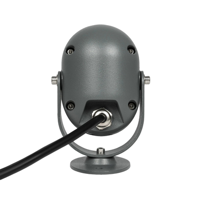 GLOBOSTAR® FLOODIS GLB-103-0031 Προβολέας Σποτ Wall Washer LED 4W 360lm 24° AC 220-240V Αδιάβροχο IP65 Θερμό Λευκό 2700K - Sanan SMD Chip - Γκρι Ανθρακί Ματ - Μ7 x Π5 x Υ11cm - 3 Χρόνια Εγγύηση