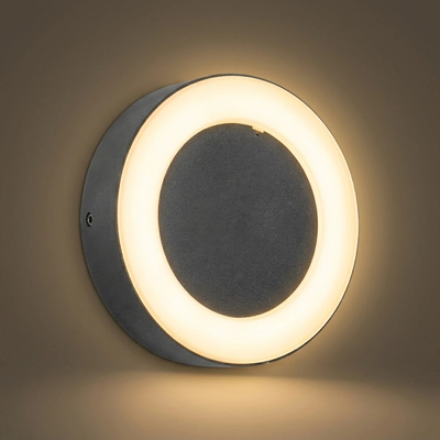 GLOBOSTAR® LINEART GLB-103-0038 Φωτιστικό Τοίχου / Απλίκα LED 18W 1620lm 120° AC 220-240V Αδιάβροχο IP65 Θερμό Λευκό 2700K - Sanan SMD Chip - Μαύρο Ματ - Μ20 x Π4.5 x Υ20cm - 3 Χρόνια Εγγύηση