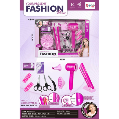 Παιδικό σετ κομμωτικής - 12pcs - QY010 - 233370