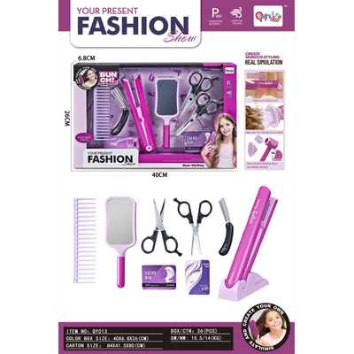 Παιδικό σετ κομμωτικής - 9pcs - QY013 - 233367