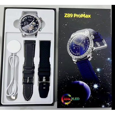 Smartwatch με 2 λουράκια - Z89 PRO MAX - 880785 - Black