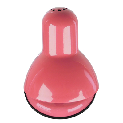 GLOBOSTAR® STUDENT GLB-102-0011 Μοντέρνο Επιτραπέζιο Φωτιστικό Πορτατίφ με Ντουί 1 x E27 AC 220-240V IP20 - Ροζ & Μαύρο - Μ14 x Π14 x Υ32cm