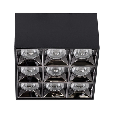 kelvo® LUMINAR KLV-101-0341 Φωτιστικό Downlight Σποτ LED 30W 4200lm 36° AC 220-240V IP20 Φυσικό Λευκό 4500K - Osram SMD Chip & TÜV SÜD Driver - Μαύρο Ματ - Μ12 x Π12 x Υ6.6cm - 5 Χρόνια Εγγύηση