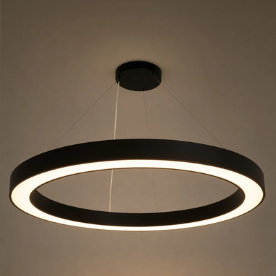 kelvo® RA KLV-101-0369 Κρεμαστό Φωτιστικό Οροφής LED 100W 10000lm 120° AC 220-240V IP20 Ρυθμιζόμενο Λευκό CCT με Χειριστήριο από 2700K έως 6000K Dimmable - Lumileds SMD Chip - Μαύρο Ματ - Μ120 x Π120 x Υ8cm - 3 Χρόνια Εγγύηση