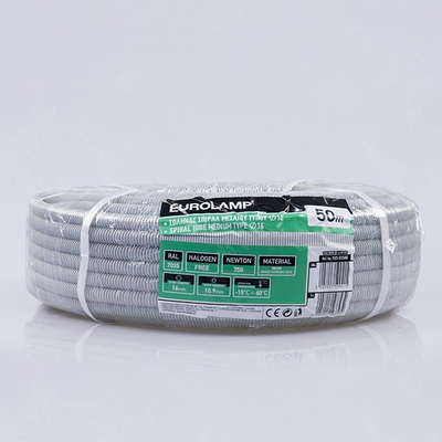 ΣΩΛΗΝΑΣ ΣΠΙΡΑΛ ΜΕΣΑΙΟΥ ΤΥΠΟΥ 750N Φ16 HALOGEN FREE FIRE RES RAL 7035