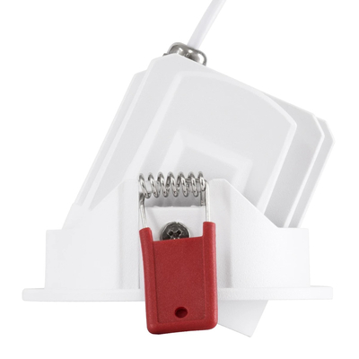 kelvo® LEO KLV-101-0312 Χωνευτό Κινούμενο Φωτιστικό Downlight Σποτ με Honeycomb Anti-Glare Reflector LED 10W 1250lm 38° AC 220-240V IP20 Θερμό Λευκό 2700K - Bridgelux COB Chip & TÜV SÜD Driver - Λευκό & Μαύρο Ματ - Μ8.5 x Π8.5 x Υ6.6cm / Q7.5cm - 5 Χρόνια Εγγύηση