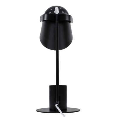 Focus Desk Black - Επιτραπέζιο Μονόφωτο E27 Μοντέρνο Μέταλλο Μαύρο Καμπάνα - Μ12 x Π15 x Υ38cm