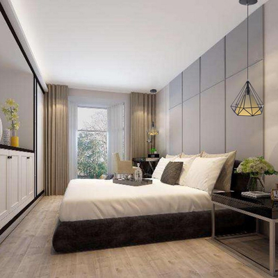 VenCore Poligon 6089-10003 - Φωτιστικό Οροφής Μονόφωτο Κρεμαστό Μαύρο Μεταλλικό και Λευκό Ύφασμα - Μοντέρνο Σχέδιο με Βάση-Ντουί 1xE27