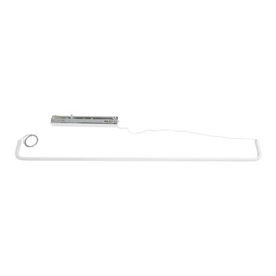 kelvo® LINARIA KLV-101-0256 Κρεμαστό Φωτιστικό Οροφής LED 36W 3600lm 180° AC 220-240V IP20 Ρυθμιζόμενο Λευκό CCT με Χειριστήριο από 2700K έως 6000K Dimmable - Lumileds SMD Chip - Λευκό Ματ - Μ120 x Π2 x Υ12cm - 3 Χρόνια Εγγύηση