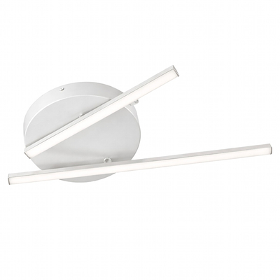 VenCore Crossline White 7741-20014 - Μοντέρνο Φωτιστικό Οροφής Πλαφονιέρα LED 32W Λευκό Αλουμίνιο με Ρυθμιζόμενο CCT Λευκό - Ημέρας - Θερμό - Χειρισμός CCT μέσω Διακόπτη On-Off - Φ50 x Υ6cm