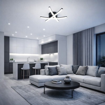 VenCore Zenith Gold 7741-20036 - Μοντέρνο Φωτιστικό Οροφής Πλαφονιέρα LED 45W Χρυσό Αλουμίνιο με Ρυθμιζόμενο CCT Λευκό - Ημέρας - Θερμό & Χειριστήριο - Φ48 x Υ10cm