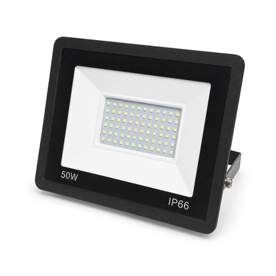 VenCore 9010-50007 - Floodlight LED 50W 120° 185-265V CW - Προβολέας LED Slim Series VenCore 120° Μοίρες 50 Watt 185-265 Volt 5500 Lumens - Αδιάβροχος IP66 - Ψυχρό Λευκό 6000K - Μ21.5xΠ16.2xΥ3.5cm