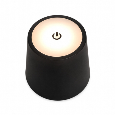 VenCore 2792-10008 - LED Table Light Rechargeable CCT White Matte - Διακοσμητικό Φωτιστικό LED Λευκό Ματ Μεταλλικό Πορτατίφ Επαναφορτιζόμενο USB - Touch ON-OFF-Change Color - Μπαταρία 1800mAh - Ψυχρο - Ημέρας - Θερμό CCT - Φ11 x Υ36cm