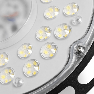 VenCore 6407-50009 - LED High Bay UFO 200W CW - Φωτιστικό Βιομηχανικού Τύπου Καμπάνα High Bay UFO LED 200 Watt 230 Volt 180° 28000 Lumens Ψυχρό Λευκό 6000K - Φ33 x Υ8cm
