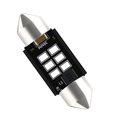 VenCore 3216-10143 - C5W Festoon CanBus Gen4 36mm - Λάμπα LED Σωληνωτή για Βάση C5W 36mm Festoon CanBus Gen4 6 SMD 3020 2W 290 Lumen 8-48 Volt Πράσινο