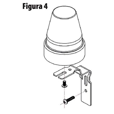 VenCore 3368-10007 - IP65 Day-Night Sensor 230V Max 16A - Ανιχνευτής Μέρας-Νύχτας 360° Αδιάβροχος IP65 230 Volt 16 Ampere Μέγιστο Φορτίο