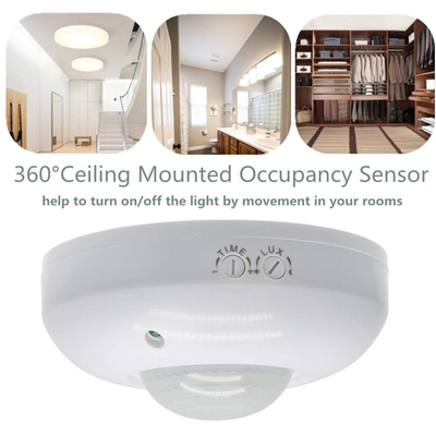 VenCore 3368-10008 - Ceiling Mount IR Moving Sensor 230V 10A - Ανιχνευτής Κίνησης Οροφής PIR 360° Μέγιστη Εμβέλεια 6 Μέτρα 230 Volt 1200 Watt Μέγιστο Φορτίο