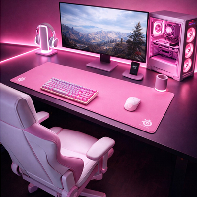 VenCore 2793-10019 - XXL Gaming Mousepad Μοντέλο QCK PINK με Διαστάσεις Μ900 x Π400 x Υ3mm
