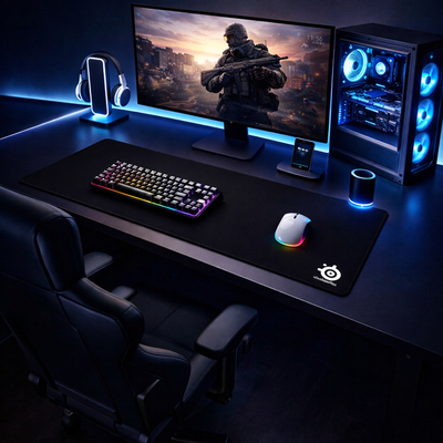 VenCore 2793-10020 - XXL Gaming Mousepad Μοντέλο QCK BLACK με Διαστάσεις Μ900 x Π400 x Υ3mm