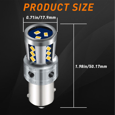 VenCore 3216-10168 - BAU15S PY21W CanBus Gen4 - Λάμπα LED για Βάση BAU15S PY21W CanBus Gen4 18 SMD 3020 9W 1960 Lumen 8-48 Volt Κόκκινο