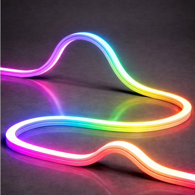 VenCore 6174-50004 - NeonFlex LED RGB - Ταινία Neon Flex LED SMD5050 - 1 Μέτρο - 18 Watt 230 Volt - 1280 Lumens - Αδιάβροχη IP65 - RGB - Μ100xΠ2.6xΥ1.7cm