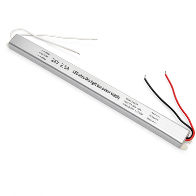 VenCore 6614-50006 - Aluminium Ultra Slim Power Supply 60W 24V 2.5A - Τροφοδοτικό Αλουμινίου Εξαιρετικά Λεπτού Προφίλ 230 Volt σε 24 Volt 60 Watt 2.5 Ampere - Μ31.3 x Π2 x Υ2cm