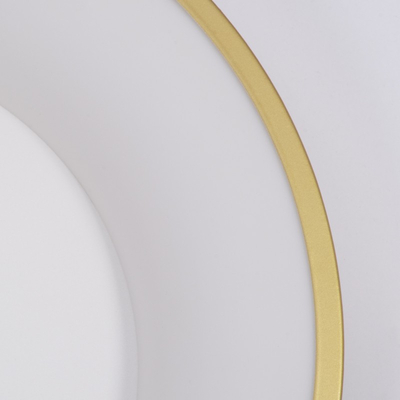 Gold Aura - Πλαφονιέρα Μονόφωτο LED 75W Μοντέρνο Χρυσό Minimal 3 Αποχρώσεις - Μ45 x Π45 x Υ8.5cm