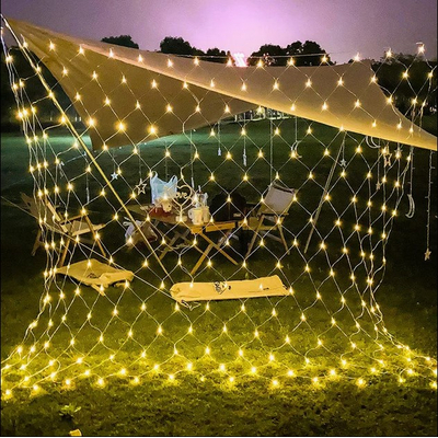 VenCore 7042-10006 - Fairy LED Net Lights 6x4m 672 LED 2200K - Χριστουγεννιάτικο Δίχτυ με Διάφανο Καλώδιο 36W 230V 6x4m με 672 LED Θερμό Λευκό 2200K IP65 Αδιάβροχη