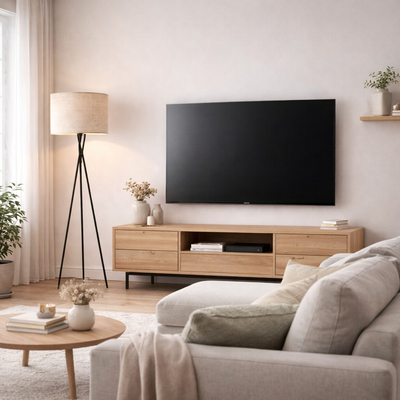 VenCore Elor Gold 6091-20022 - Μοντέρνο Επιδαπέδιο Φωτιστικό Μονόφωτο Χρυσό Αλουμίνιο και Μπεζ Καπέλο με Βάση-Ντουί 1xE27 - Φ40 x Υ160cm