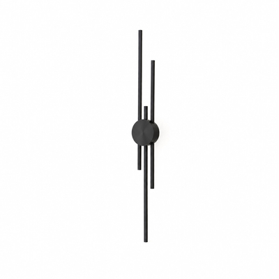 VenCore Stravon Black-Gold 6093-20110 - Μοντέρνο Επιτοίχιο Φωτιστικό Απλίκα LED 60CM 12W Μαύρο-Χρυσό Αλουμίνιο με Ρυθμιζόμενο CCT Λευκό - Ημέρας - Θερμό - Χειρισμός CCT μέσω Διακόπτη On-Off