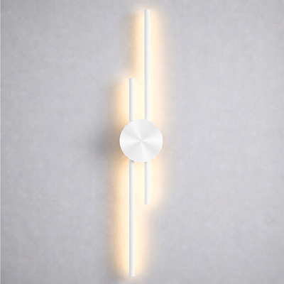 VenCore Aurex White 6093-20107 - Μοντέρνο Επιτοίχιο Φωτιστικό Απλίκα LED 60CM 12W Λευκό Αλουμίνιο με Ρυθμιζόμενο CCT Λευκό - Ημέρας - Θερμό - Χειρισμός CCT μέσω Διακόπτη On-Off