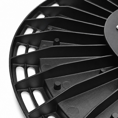 VenCore 6407-50007 - LED High Bay UFO 100W CW - Φωτιστικό Βιομηχανικού Τύπου Καμπάνα High Bay UFO LED 100 Watt 230 Volt 180° 14000 Lumens Ψυχρό Λευκό 6000K - Φ24 x Υ8cm