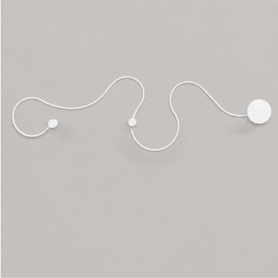 VenCore Nexora White 6093-20078 - Μοντέρνο Επιτοίχιο Φωτιστικό Απλίκα LED 38W Λευκό Αλουμίνιο με Ρυθμιζόμενο CCT Λευκό - Ημέρας - Θερμό - Χειρισμός CCT μέσω Διακόπτη On-Off - Μ120 x Π33 x Υ6cm