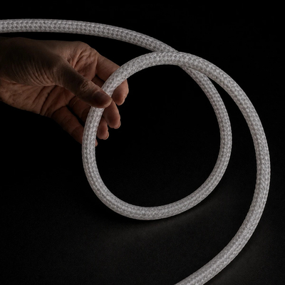 kelvo® GLOWFLEX KLV-101-0514 Ταινία Neon Flex με Πλεκτή Υφασμάτινη Επένδυση LED 14W/m 840lm/m 360° DC 24V Αδιάβροχο IP65 120 x SMD5054 Chip/m Πολύχρωμο RGB+WW Dimmable - Sanan SMD Chip - Μ1000 x Π2.2 x Υ2.2cm - Ρολό 10 Μέτρων - 6 Χρόνια Εγγύηση