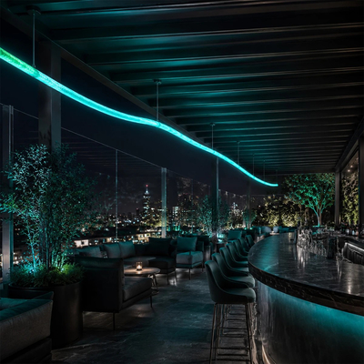 kelvo® GLOWFLEX KLV-101-0514 Ταινία Neon Flex με Πλεκτή Υφασμάτινη Επένδυση LED 14W/m 840lm/m 360° DC 24V Αδιάβροχο IP65 120 x SMD5054 Chip/m Πολύχρωμο RGB+WW Dimmable - Sanan SMD Chip - Μ1000 x Π2.2 x Υ2.2cm - Ρολό 10 Μέτρων - 6 Χρόνια Εγγύηση