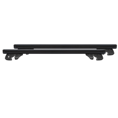 Menabo - Μπάρες Οροφής Αλουμινίου Fender 118 cm Μαύρο για Subaru XV / Crosstrek 12/2022 >  5πορτο / SUV με Raised Rails - 2 τεμ. (14660/MB)