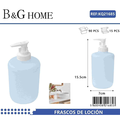 Θήκες κρεμοσάπουνου Dispenser πλαστικές - Σετ 5pcs - Light Blue - 21685