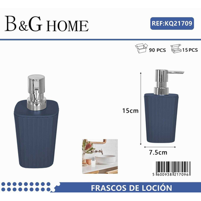 Θήκες κρεμοσάπουνου Dispenser πλαστικές - Σετ 5pcs - Blue - 21709