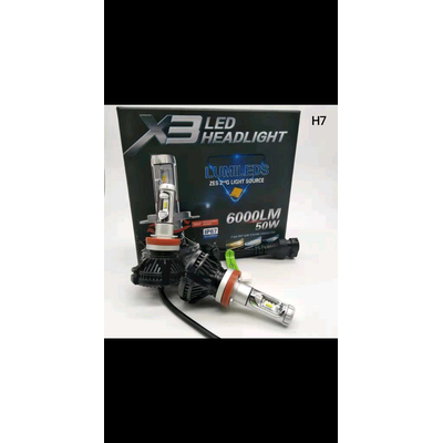 Λάμπες LED - X3 - H7 - 6000lm - 50W - 801666