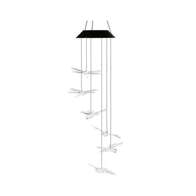 Ηλιακό κρεμαστό διακοσμητικό με φωτισμό LED - Dragonfly - 150432